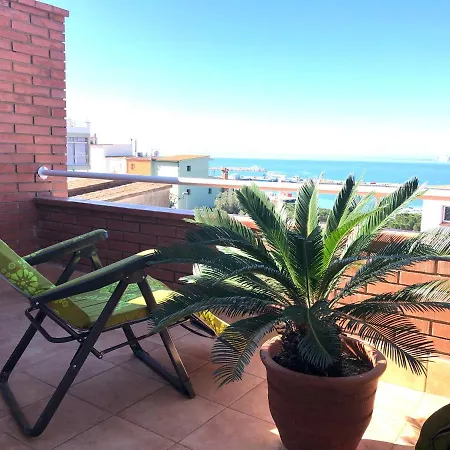 Nautica 10: Seaside Terrace With Ac Near Port And Beach Apartment Roses
